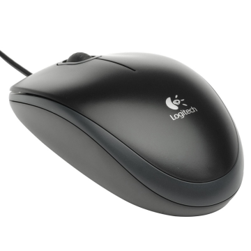 Logitech B100 Optical USB Maus, Schwarz