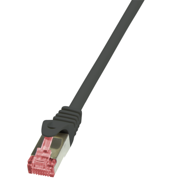 LogiLink Patchkabel Kat.6 S/FTP PIMF PrimeLine schwarz 1,50m